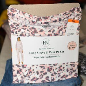 Flora Nikrooz  2 Piece PJ‎ Set  Long Sleeve & Pant PJ Set  Super Soft Comfortabl